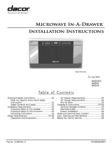 Dacor MMD30S Installation guide