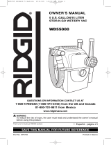 RIDGID WD55000 Owner's manual