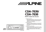 Alpine CDA-7838 User manual