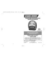 Black & Decker 300 AMP JUMP-STARTER/INFLATOR User manual