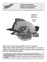 Milwaukee HEAVY-DUTY CIRCULAR SAW User manual