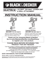 Black & Decker BDCDMT120C User manual