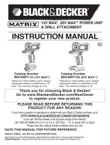 Black & Decker BDCDMT120IA User manual