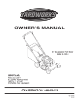 Yard Works Yardworks 60-1620-4 Owner's manual