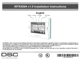 DSC WTK5504 Installation guide