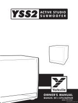 YORKVILLE YSS2 Owner's manual