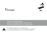 Vision Fitness T80 Owner's manual