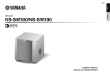 Yamaha NS-SW300 Owner's manual