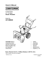 Craftsman 247886640 User manual
