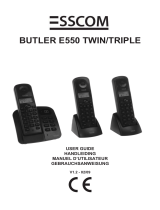 Esscom BUTLER E550 User manual