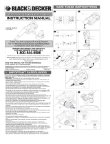 Black & Decker 90500746 User manual
