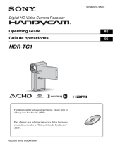 Sony HDR-TG1 User manual