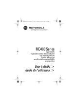 Motorola MD480 User guide
