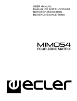 Ecler MIMO54 User manual