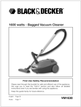 Black & Decker VM1630 User manual