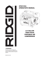 RIDGID OF25150A User manual