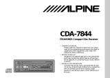 Alpine CDA-7844 User manual