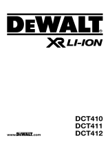 DeWalt DCT412 User manual