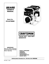 Craftsman MGP-679580 User manual