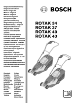 Bosch ROTAK 34 User manual