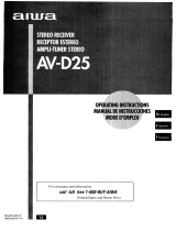 Aiwa AV-D25 User manual