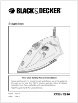 Black & Decker X810 User manual