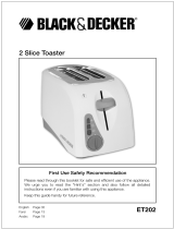 Black & Decker ET202 User manual