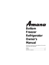 Amana Deepfreeze Owner's manual