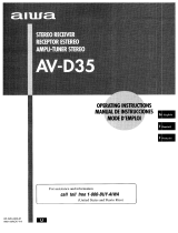 Aiwa AV-D35 User manual