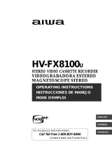 Aiwa HV-FX8100 User manual