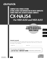 Aiwa NSX-AJ50 User manual