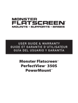 Monster Flatscreen PerfectView 350S PowerMount User manual