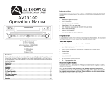 Audiovox AV1510D User manual