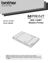 Brother MW-140BT - m-PRINT B/W Direct Thermal Printer User guide