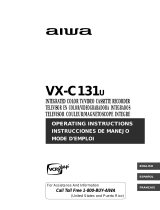 Aiwa VX-C131U User manual