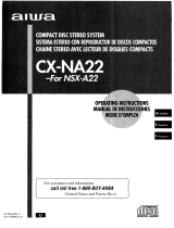 Aiwa CX-NA22 User manual