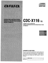 Aiwa CDC-X116 User manual