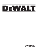 DeWalt DW341M User manual