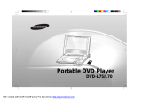 Samsung DVD-L75/L70 Operating instructions