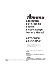 Amana ARHSC8750 Owner's manual