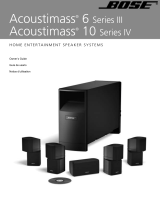 Bose Acoustimass 10-IV Owner's manual