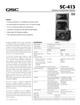 QSC SC-413 User manual
