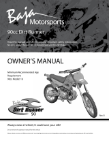 Baja motorsports DR90 Owner's manual