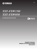 Yamaha YSTFSW150B Owner's manual