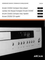Arcam CD192 User manual