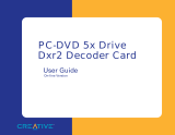 Creative PC-DVD Encore User manual