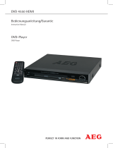 AEG DVD 4550 HDMI User manual