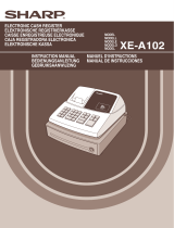 Sharp XE-A102B User manual