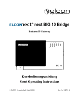 Elcon next BIG 10 Operating instructions