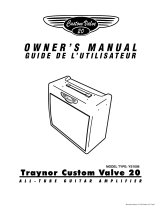 TRAYNOR CUSTOM VALVE 15 Owner's manual